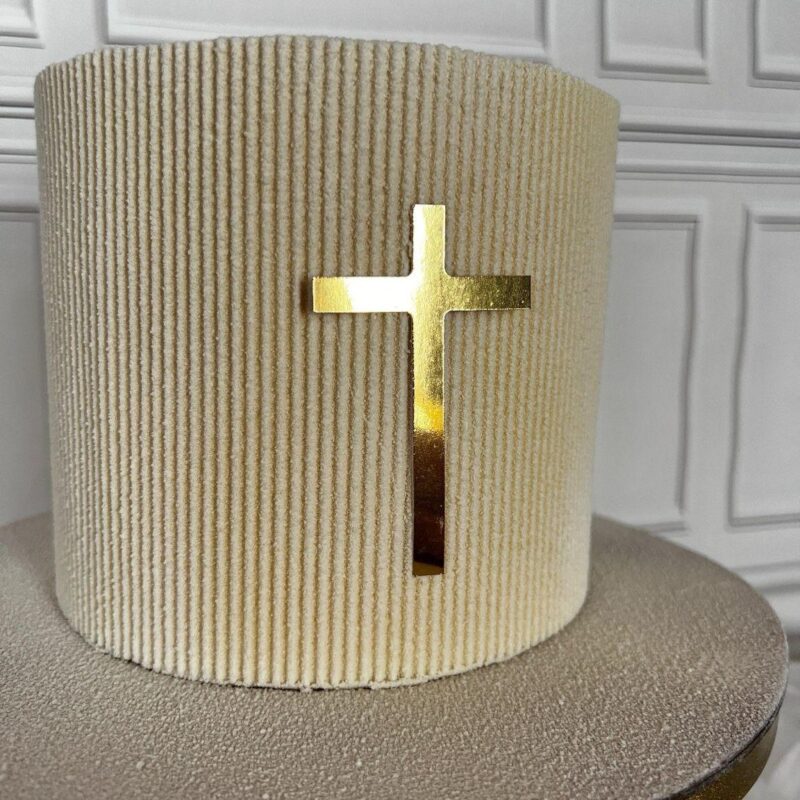 Caketopper - Kreuz - Spiegelkarton